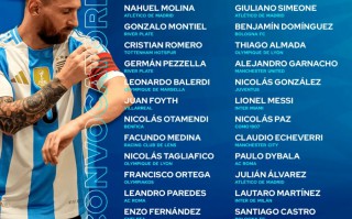阿根廷 大名單：梅西 領(lǐng)銜，加納喬、勞塔羅、恩佐 在列